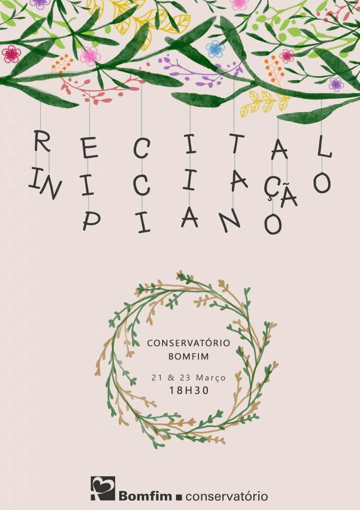 Recitais de Iniciação de Piano - 2º Período 2017 Conservatório Bomfim