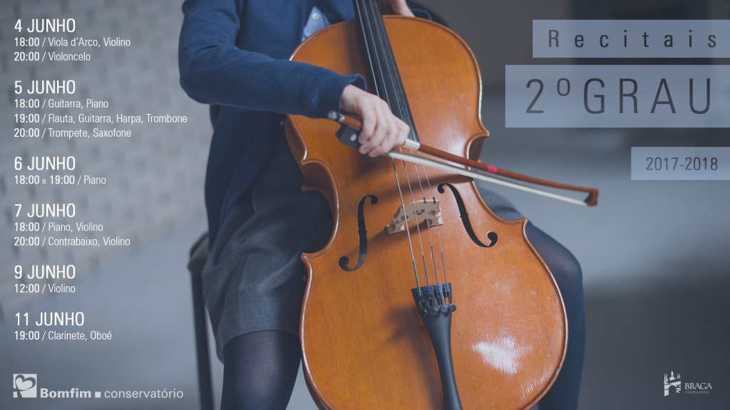 Recitais de 2º Grau Curso Básico de Música Conservatório Bomfim