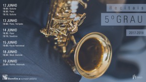 Recitais de 5º Grau Curso Básico de Música Conservatório Bomfim