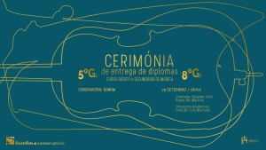 Cerimónia Entrega de Diplomas Curso Básico Secundário de Música Conservatório Bomfim Concerto