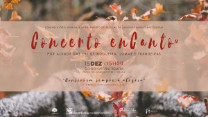 Cartaz Concerto enCanto Conservatório Bomfim AECs Braga