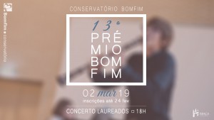 Concurso 13º Prémio Bomfim 2019 Conservatório Bomfim