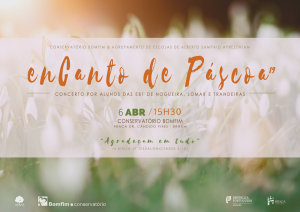 Cartaz Concerto EnCanto Páscoa 2019 Atividades Extra Curriculares Braga