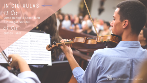 Início Aulas 2019-2020 Conservatório Bomfim Música Braga