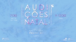 Música Cartaz Audições de Natal 2019 Conservatório Bomfim Braga