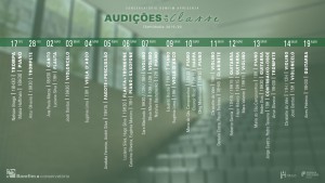 Audições de Classe 2º Período 2019-2020 Conservatório Bomfim Braga