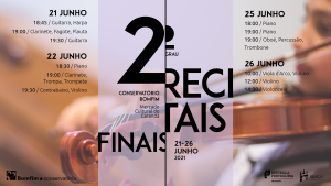 Recitais de 2º Grau Curso Básico de Música Conservatório Bomfim Braga 2020-2021