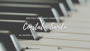 Cartaz Recital Piano Constantin Sandu